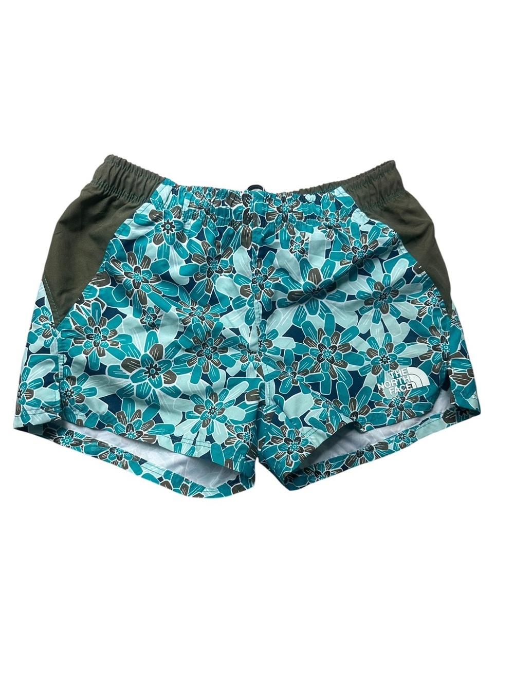 The North Face Floral Print Shorts Size XS 6 Water Repellant Fabric